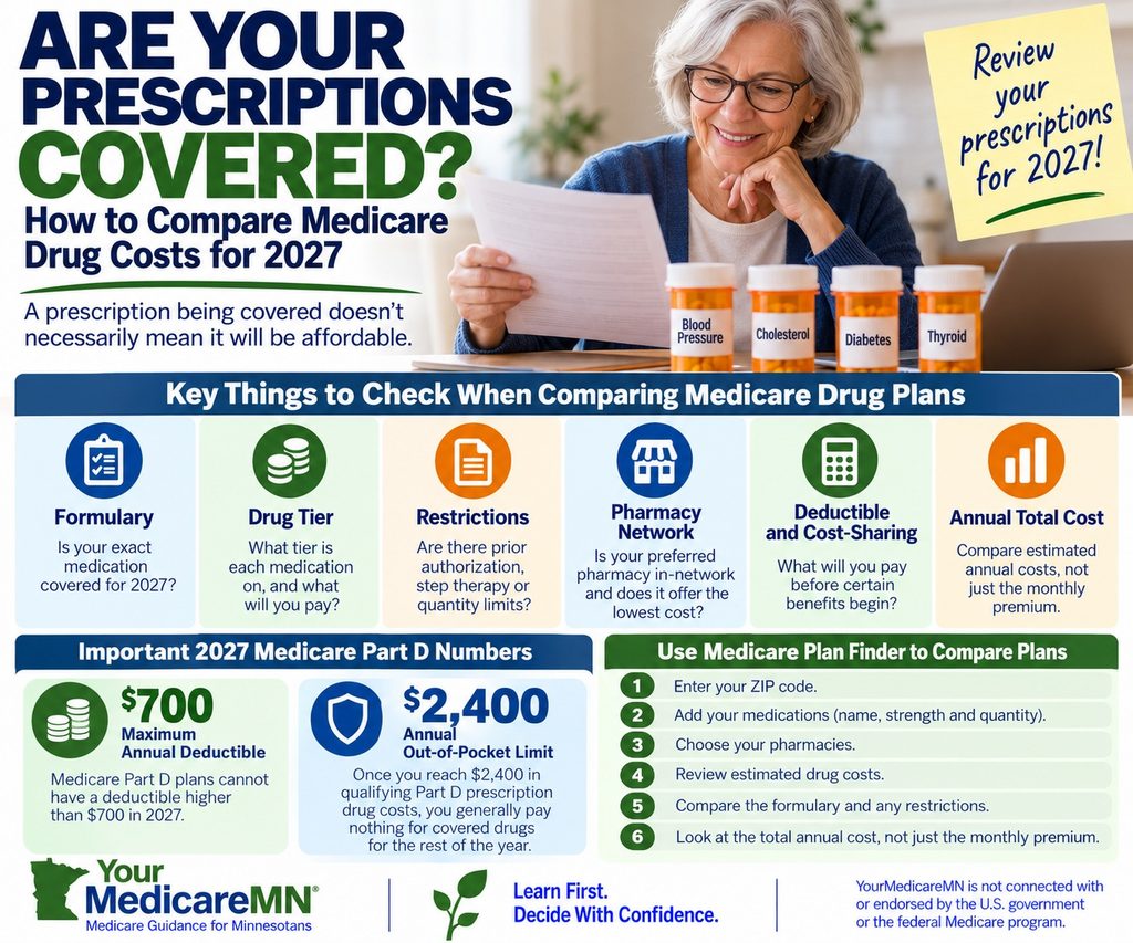 Comparing Medicare Drug Costs for 2027